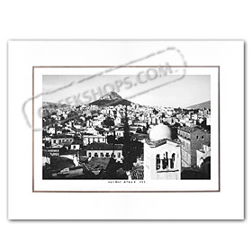 Vintage Greek City Photos Attica - City of Athens, City View (1955)
