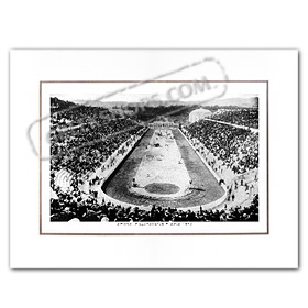 Vintage Greek City Photos Attica - City of Athens, Panathinaikon Stadium (1906)