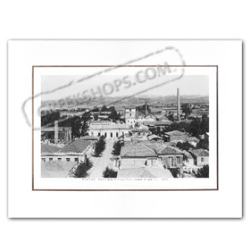 Vintage Greek City Photos Peloponnese - Helia, Olympia, Train Station area (1937)