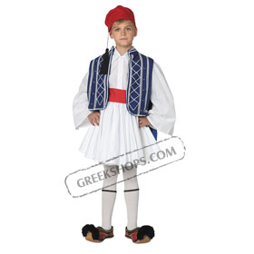 Tsolias Traditional Greek Costume for Boys Size 8-16 Style 644208