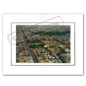 Vintage Greek City Photos Attica - City of Athens, Patision Aerial view (1970)