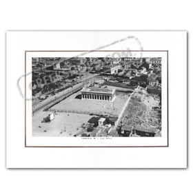 Vintage Greek City Photos Attica - City of Athens, Thision aerial view (1932)