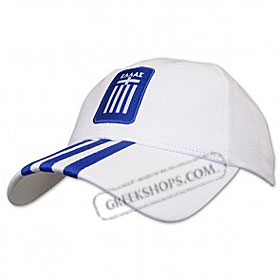 Greek National Team World Cup 2010 - adidas 3-Stripe Men's Adjustable Hat
