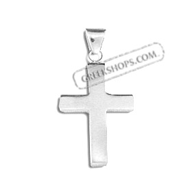 Sterling Silver Pendant - Cross (33mm)