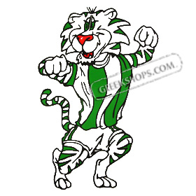 Greek Sports Team Panathinaikos Mascot Tiger Tshirt