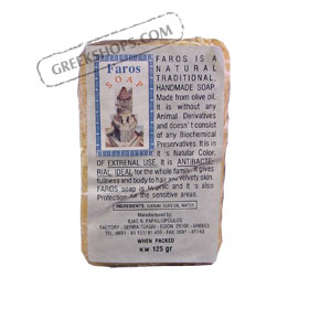 Faros Natural Traditional Greek Olive Oil Soap 125g