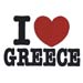 I Love Greece Sweatshirt Style D649