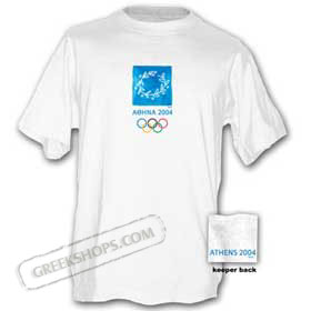 Athens 2004 White Tshirt -  SALE! 