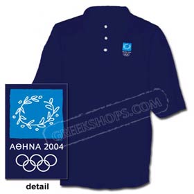 Athens 2004 Navy Blue Polo Shirt -  SALE! 