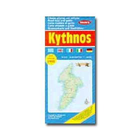 Road Map of Kythnos Special 50% off