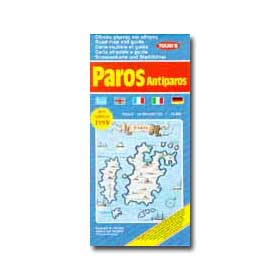 Road Map of Paros - Antiparos Special 50% off