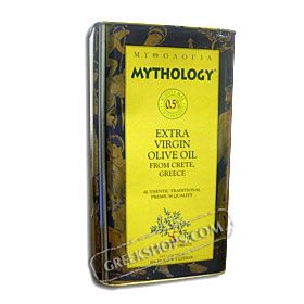 Mythology Extra Virgin Cretan Olive Oil 3 liters - free US shipping