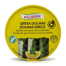 Palirria "Ready to Eat" Greek Dolmas (Dolmades) stuffed with rice and herbs