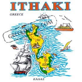 Greek Island Ithaki Sweatshirt D335A