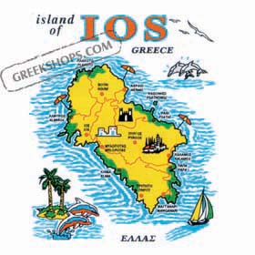 Greek Island Ios Tshirt D335A