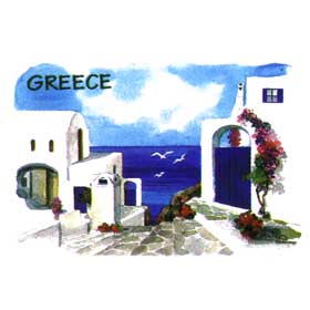 Greek Islands Tshirt 102