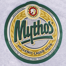 Mythos Greek Beer Tshirt, 100% Cotton