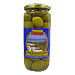 Greek Agrinion Green Cracked Olives 17oz jar