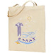 Canvas Tote Bag with Island Design D135