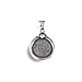 Sterling Silver Pendant - Phaistos Disk (16mm)