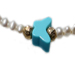 The Nefeli Collection -  Pearl Bracelet with Mother of Pearl Butterfly and Evil Eye (2.5 mm) 