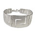 The Athena Collection - Sterling Silver Bracelet w/ Large Greek Key Links (25mm)