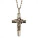 Stainless Steel Greek Cross Large (31.7mm x 44.4mm)