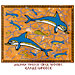 Minoan Dolphin Fresco T-shirt Style 12