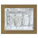 Kariatides Silver Engraving Wall Decoration