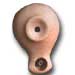 Ceramic Olive Oil Lamp - Olympios 01SI2 