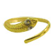 14k Gold Ring - Serpent (Size 8, Adjustable)