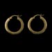 14k Gold Filled Two-Tone Greek Key Hoop Earrings (26mm)