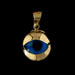 14k Gold Pendant - Evil Eye (10mm) 