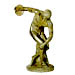 Discus Thrower Statue (13" / 33 cm.) Bronze-colored