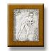 Marathon Runner Silver Engraving Wall Decoration