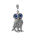 Sterling Silver Pendant - Standing Owl (25mm)