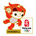 Beijing 2008 Huanhuan Handball Olympic Sports Pin