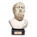 Plato Bust 9" (23 cm) in Bronze or Marble Color