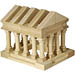 Wooden Table Top Parthenon Blocks