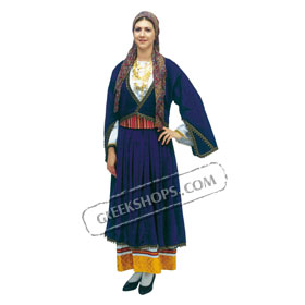 Aegean Islands Woman Costume Style 217801