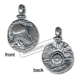 Sterling Silver 12 Greek Gods of Olympus Pendants  