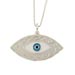 Sterling Silver Car Rear-View Mirror Charm - Mati Evil Eye