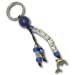 Evil Eye Goodluck Keychain - Pappou for Grandfather in Greek